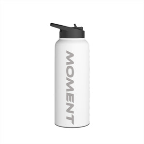 Moment "Be Cold" Stainless Steel Water Bottle, Standard Lid